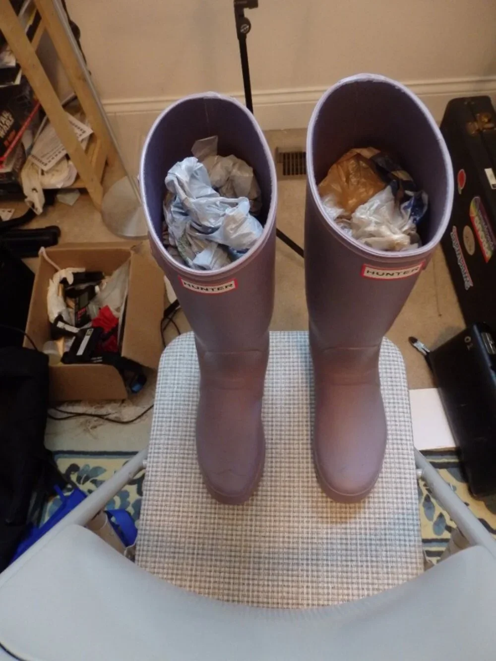 Hunter boots excellent
